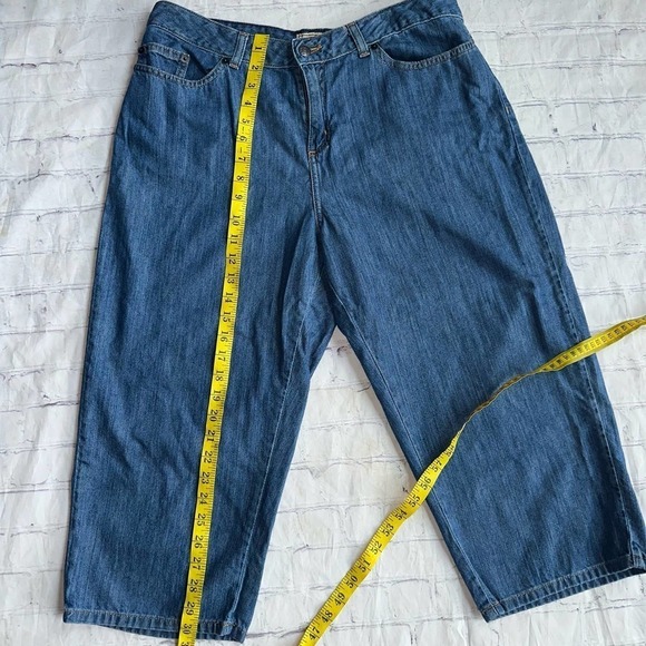 Pristine Vintage Women’s Size 14P Capris Cropped Denim Blue Jeans - Picture 6 of 7
